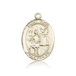 St. Vitus Medal, 14 Karat Gold, Large - 14 KT Yellow Gold