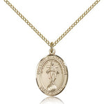 Our Lady of All Nations Medal, Gold Filled, Medium - Gold-tone