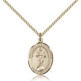 Our Lady of All Nations Medal, Gold Filled, Medium - Gold-tone