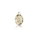 St. Anthony Medal, 14 Karat Gold - 14 KT Yellow Gold