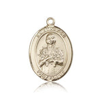 St. Kateri Medal, 14 Karat Gold, Large - 14 KT Yellow Gold