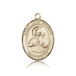 St. John Vianney Medal, 14 Karat Gold, Large - 14 KT Yellow Gold