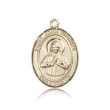 St. John Vianney Medal, 14 Karat Gold, Large - 14 KT Yellow Gold