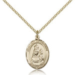 Our Lady of Loretto Medal, Gold Filled, Medium - Gold-tone