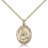 Our Lady of Loretto Medal, Gold Filled, Medium - Gold-tone