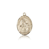 St. Gabriel the Archangel Medal, 14 Karat Gold, Medium - 14 KT Yellow Gold