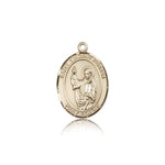 St. Vincent Ferrer Medal, 14 Karat Gold, Medium - 14 KT Yellow Gold