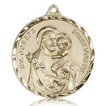 St. Joseph Medal, 14 Karat Gold - 14 KT Yellow Gold