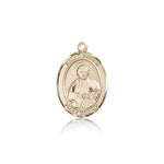 St. Pius X Medal, 14 Karat Gold, Medium - 14 KT Yellow Gold