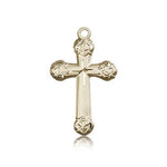 Cross Pendant, 14 Karat Gold - 14 KT Yellow Gold