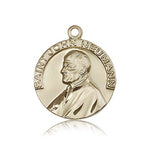 St. John Neumann Medal, 14 Karat Gold - 14 KT Yellow Gold