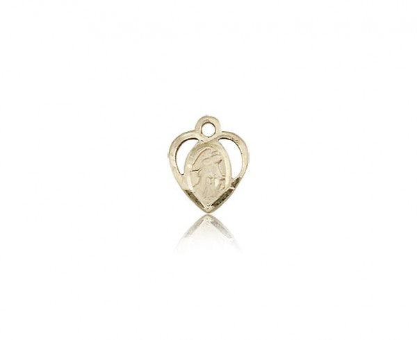 Guardian Angel Medal, 14 Karat Gold - 14 KT Yellow Gold