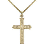 Cross Pendant, Gold Filled - Gold-tone