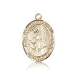 St. Elizabeth of the Visitation Medal, 14 Karat Gold, Large - 14 KT Yellow Gold