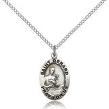 St. Gerard Majella Medal, Sterling Silver - Sterling Silver