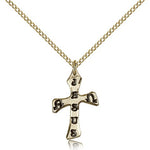 Cross Pendant, Gold Filled - Gold-tone