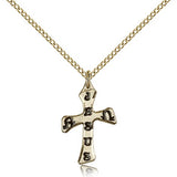 Cross Pendant, Gold Filled - Gold-tone