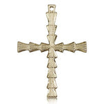Cross Pendant, 14 Karat Gold - 14 KT Yellow Gold
