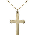 Cross Pendant, Gold Filled - Gold-tone