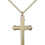 Cross Pendant, Gold Filled - Gold-tone