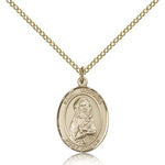 St. Victoria Medal, Gold Filled, Medium - Gold-tone