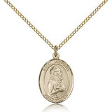 St. Victoria Medal, Gold Filled, Medium - Gold-tone