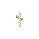 Cross Pendant, 14 Karat Gold - 14 KT Yellow Gold