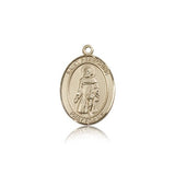 St. Peregrine Laziosi Medal, 14 Karat Gold, Medium - 14 KT Yellow Gold