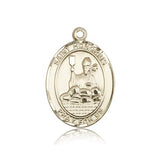 St. Honorius Medal, 14 Karat Gold, Large - 14 KT Yellow Gold