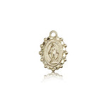 Miraculous Medal, 14 Karat Gold - 14 KT Yellow Gold