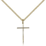 Cross Pendant, Gold Filled - Gold-tone