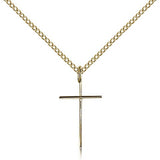 Cross Pendant, Gold Filled - Gold-tone