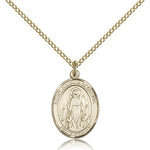 St. Juliana Medal, Gold Filled, Medium - Gold-tone