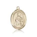 St. Angela Merici Medal, 14 Karat Gold, Large - 14 KT Yellow Gold