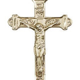 Crucifix Pendant, 14 Karat Gold - 14 KT Yellow Gold