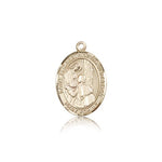 St. Elizabeth of the Visitation Medal, 14 Karat Gold, Medium - 14 KT Yellow Gold
