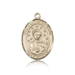 Our Lady of La Vang Medal, 14 Karat Gold, Large - 14 KT Yellow Gold