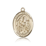 St. Polycarp of Smyrna Medal, 14 Karat Gold, Large - 14 KT Yellow Gold