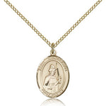 St. Wenceslaus Medal, Gold Filled, Medium - Gold-tone