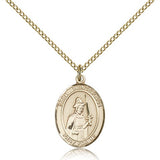 St. Wenceslaus Medal, Gold Filled, Medium - Gold-tone