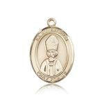 St. Anselm of Canterbury Medal, 14 Karat Gold, Large - 14 KT Yellow Gold