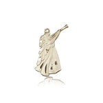 Guardian Angel Medal, 14 Karat Gold - 14 KT Yellow Gold