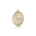 St. Susanna Medal, 14 Karat Gold, Medium - 14 KT Yellow Gold