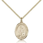 St. Basil the Great Medal, Gold Filled, Medium - Gold-tone