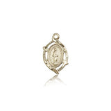 Miraculous Medal, 14 Karat Gold - 14 KT Yellow Gold