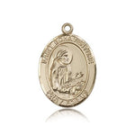 St. Bonaventure Medal, 14 Karat Gold, Large - 14 KT Yellow Gold