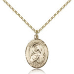 St. Dorothy Medal, Gold Filled, Medium - Gold-tone