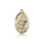 Our Lady of La Salette Medal, 14 Karat Gold - 14 KT Yellow Gold