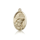 Our Lady of La Salette Medal, 14 Karat Gold - 14 KT Yellow Gold