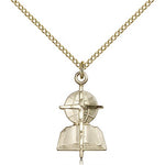 Southern Baptist Medal, Gold Filled - Gold-tone